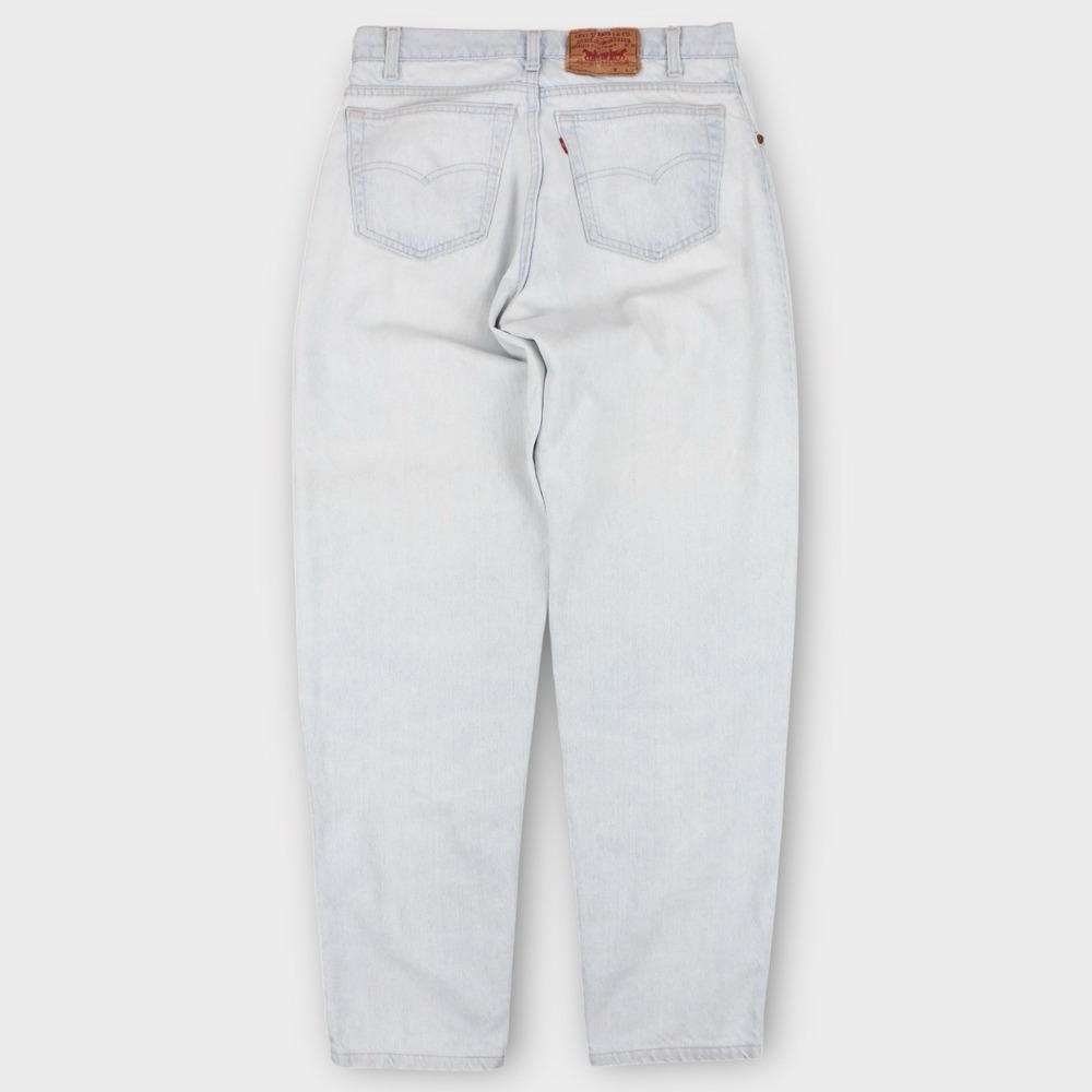 Vintage Levi's 550 Jeans W33 L32 Light Wash Relaxed Tapered USA Made Distressed